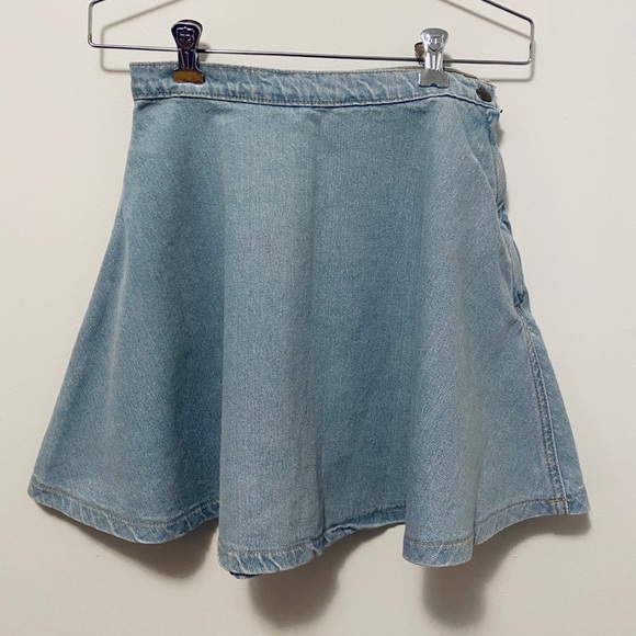 American Apparel Denim Circle Skirt - Picture 2 of 2